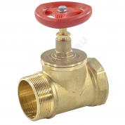 Клапан пожарный латунь КПЛП прямой Апогей
