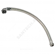 Подводка гибкая для воды нержавеющая оплетка 1/2"-1" ш-г угл Unipump