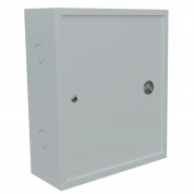 Шкаф пожарный навесной закрытый ШП-К-310 НЗБ с замком белый Балтика-01