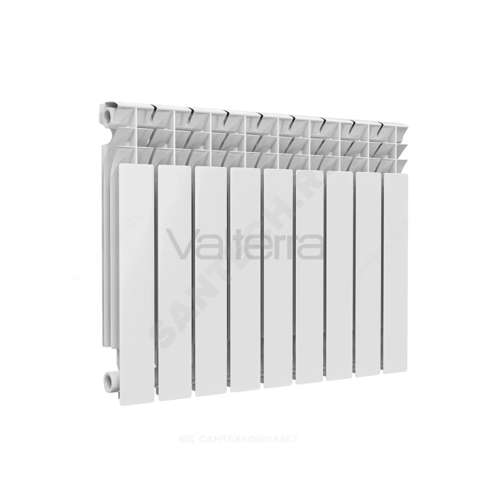 Радиатор секционный алюминиевый Alpha 500 RAL 9016 (белый) Ogint