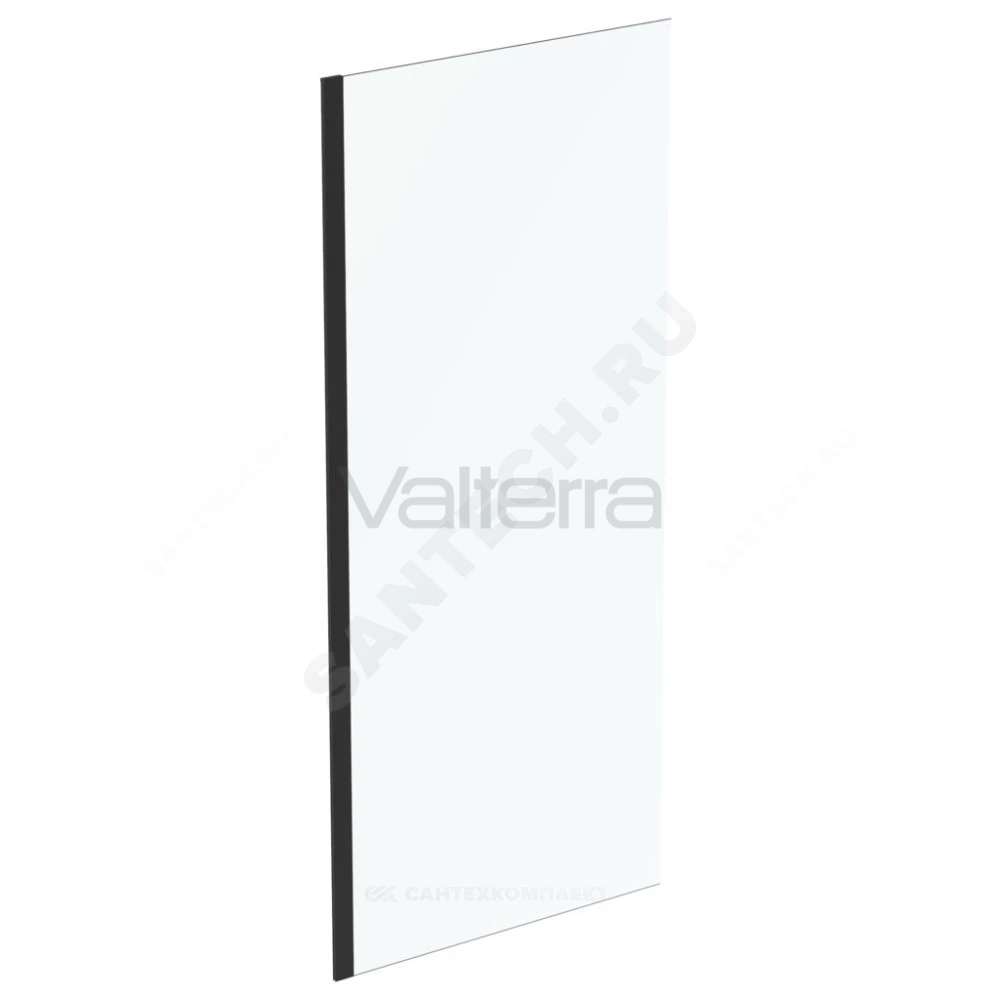 Стенка душевая алюминиевый профиль, черный матовый CONNECT 2 Wetroom panel Ideal Standard
