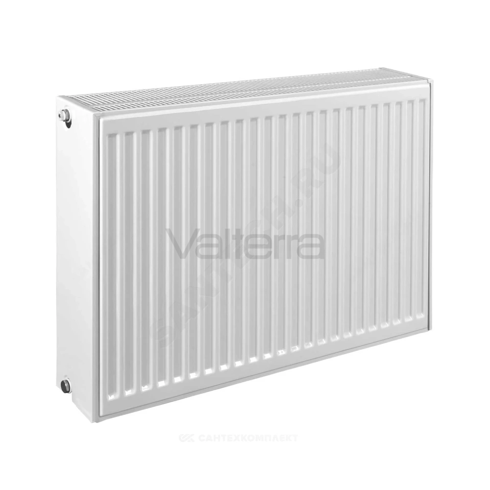 Радиатор стальной панельный Ventil Compact VC тип 33 H=300мм ниж/п в комплекте кронштейн. встроенный вентиль RAL 9016 (белый) Heaton Plus