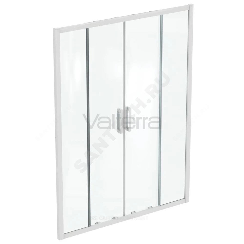 Дверь душевая алюминиевый профиль, белый CONNECT 2 Sliding door Ideal Standard