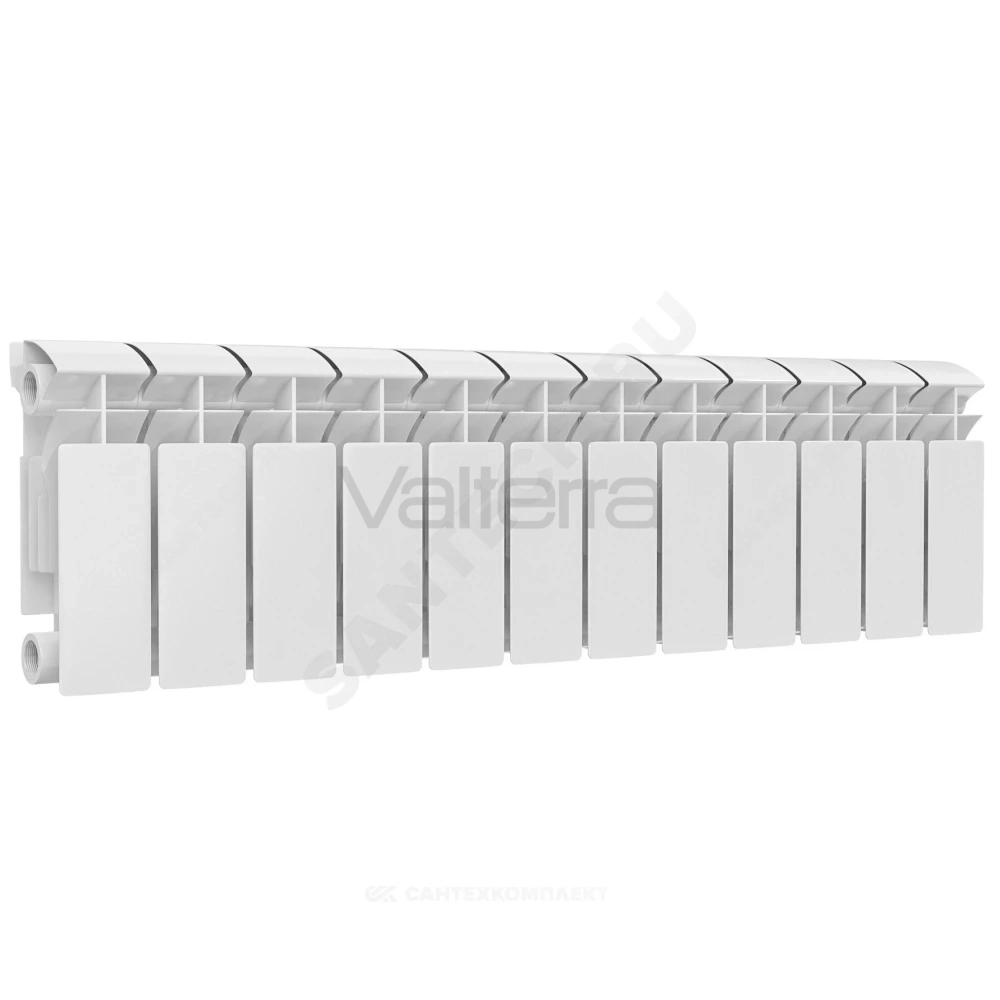 Радиатор секционный биметаллический РБС 200 RAL 9016 (белый) Ogint