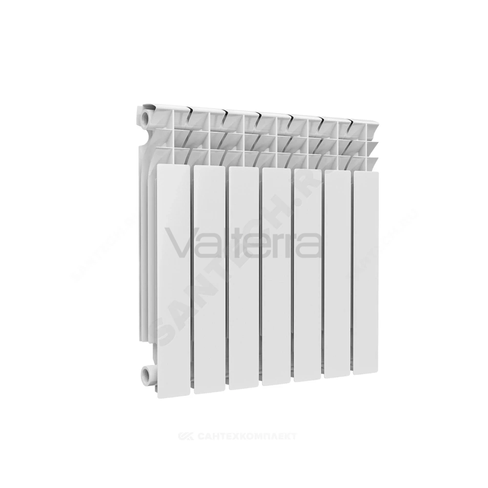 Радиатор секционный алюминиевый Alpha 500 RAL 9016 (белый) Ogint