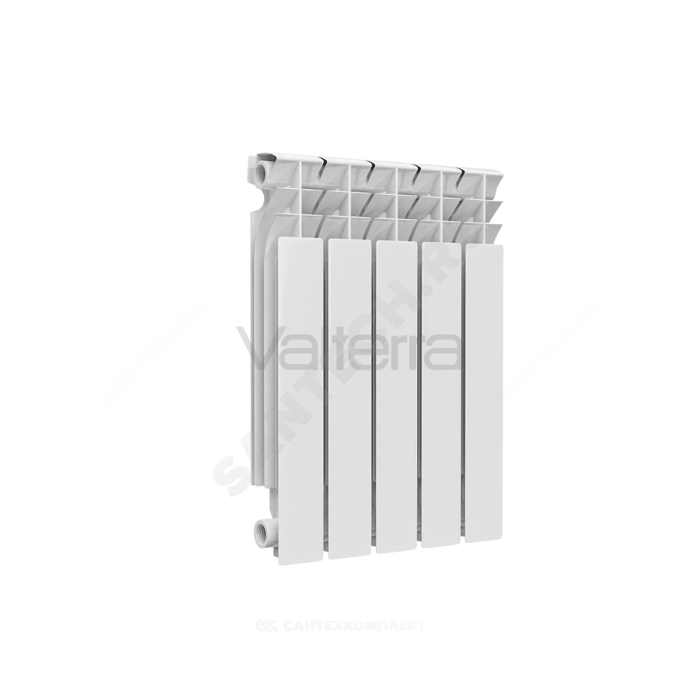 Радиатор секционный алюминиевый Alpha 500 RAL 9016 (белый) Ogint