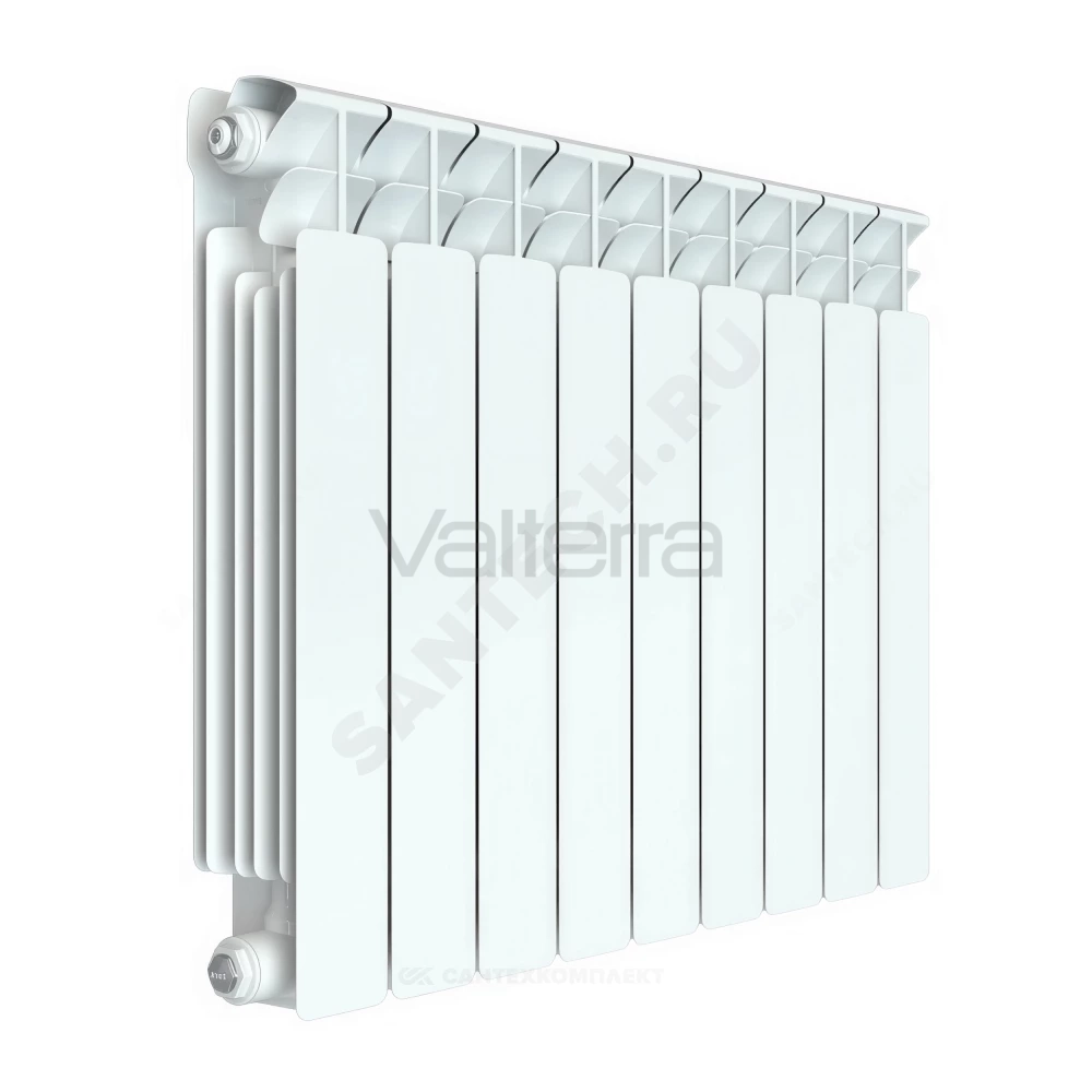 Радиатор секционный биметаллический Base 500 RAL 9016 (белый) RIFAR