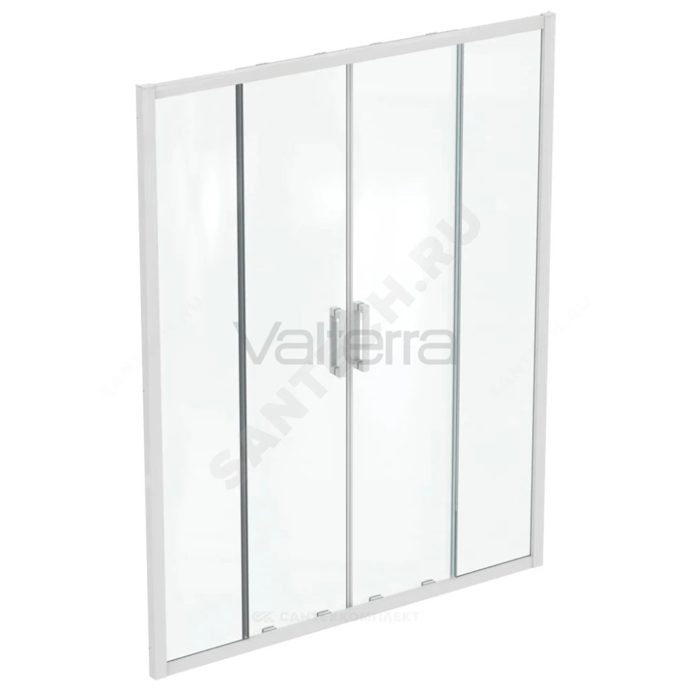 Дверь душевая алюминиевый профиль, белый CONNECT 2 Sliding door Ideal Standard