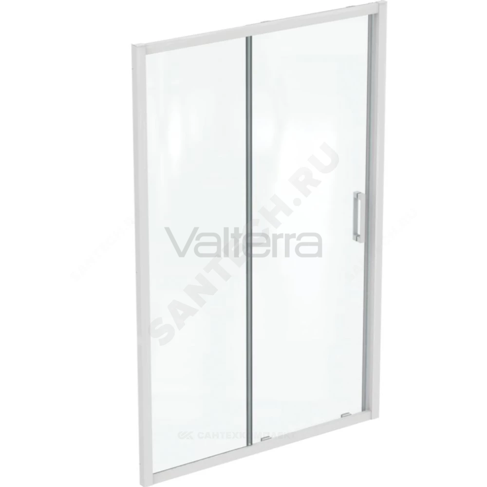 Дверь душевая алюминиевый профиль, белый CONNECT 2 Sliding door Ideal Standard