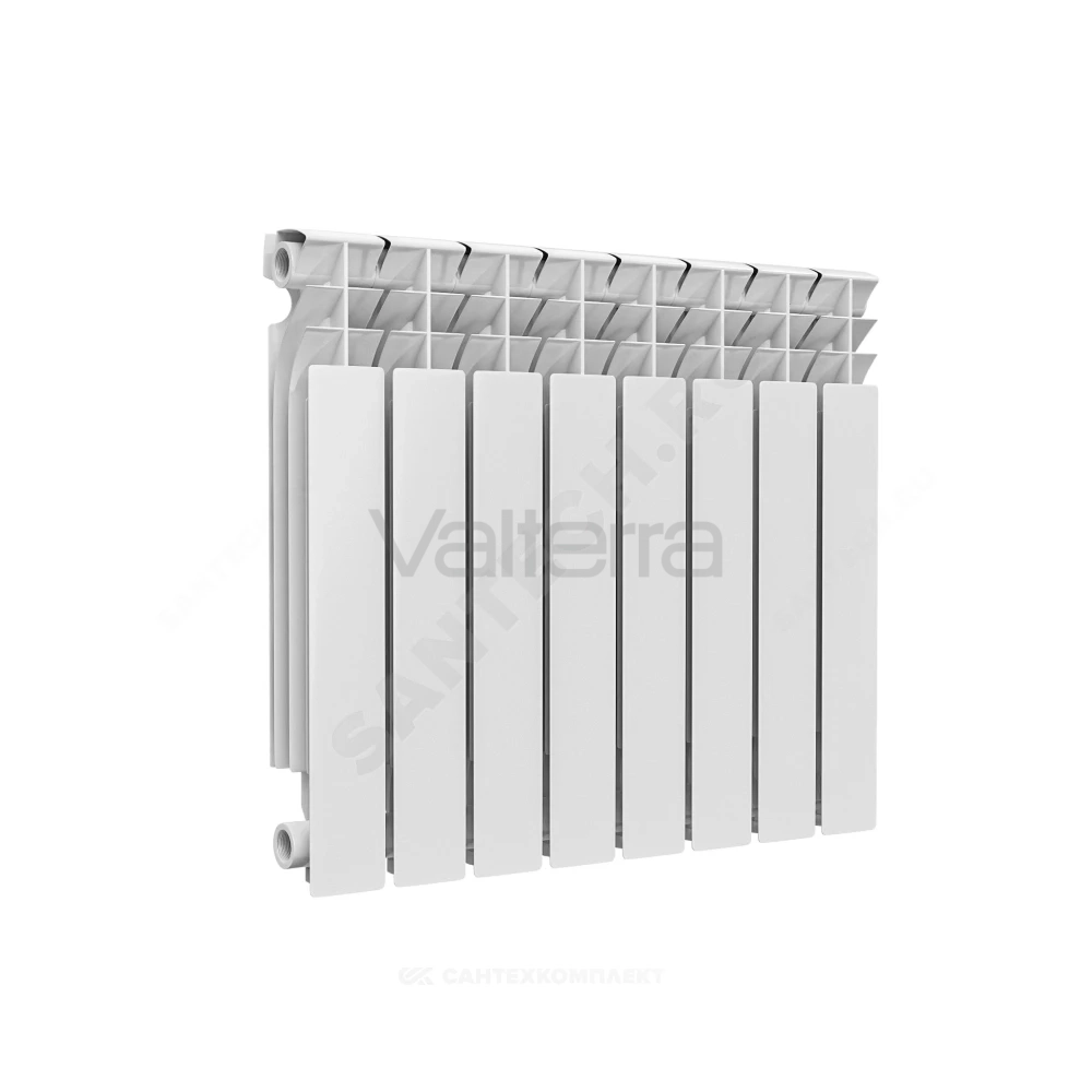 Радиатор секционный алюминиевый Alpha 500 RAL 9016 (белый) Ogint