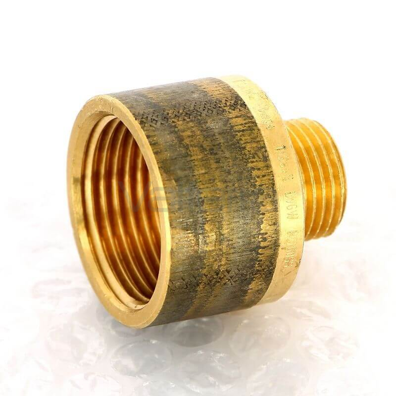 Переходник круглый НР-ВР бронзовый, модель 3242, Viega