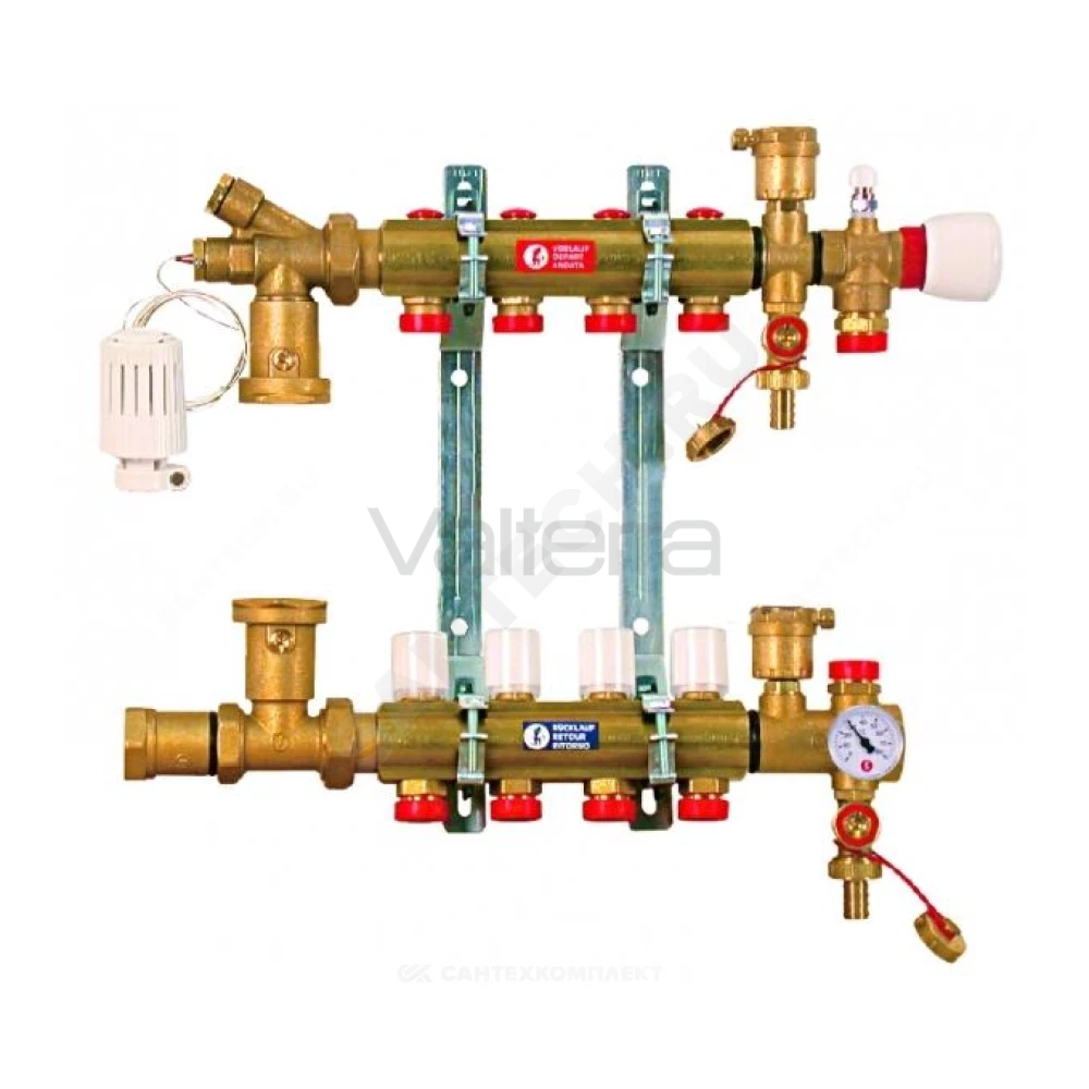 Группа коллекторная латунь R557 Giacomini