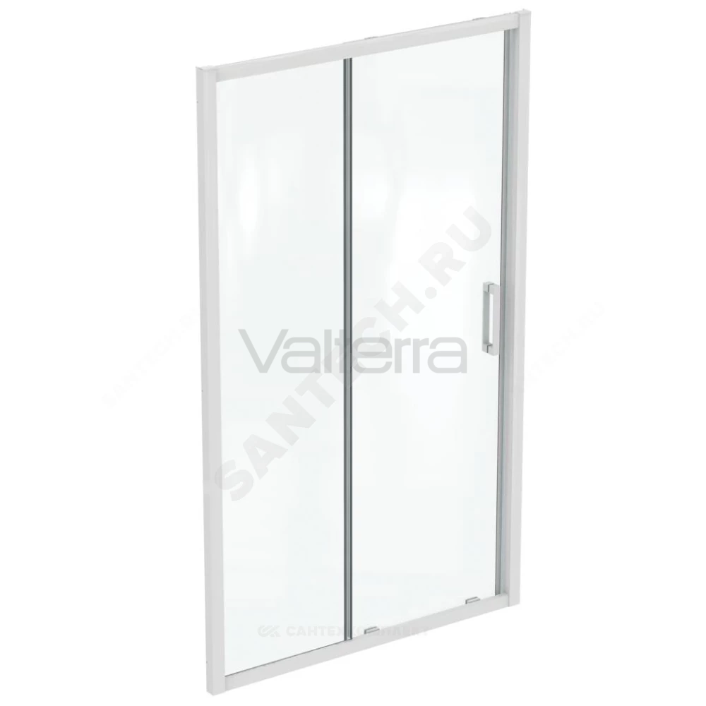Дверь душевая алюминиевый профиль, белый CONNECT 2 Sliding door Ideal Standard