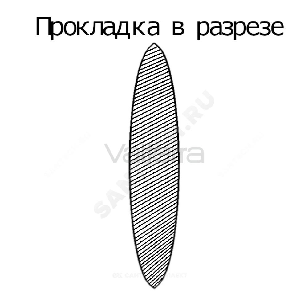 Прокладка межсекционная силикон Ogint