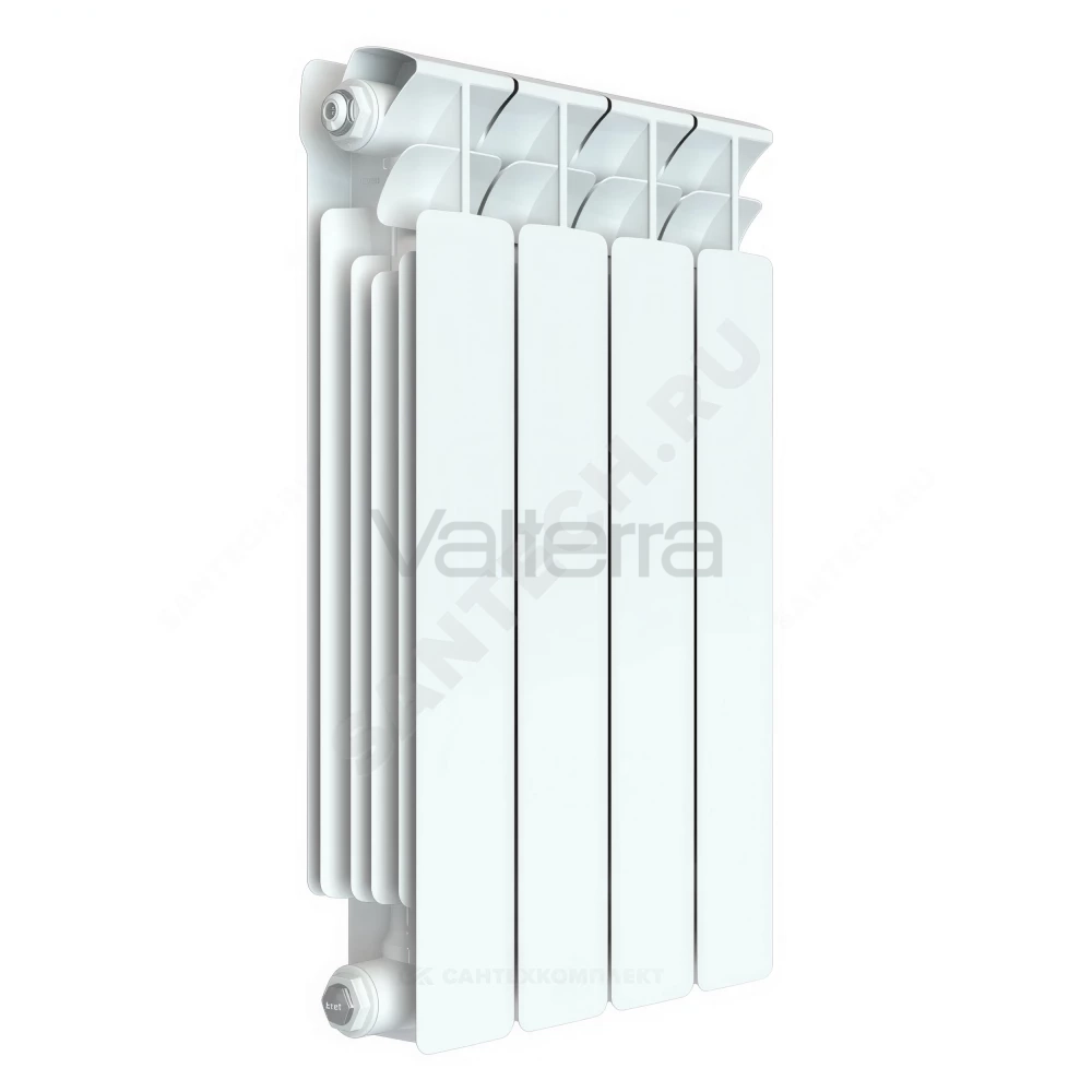 Радиатор секционный биметаллический Base 500 RAL 9016 (белый) RIFAR