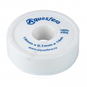 Лента ФУМ PTFE 6020 19ммх0,1ммх15м катушка среда: вода Aquasfera