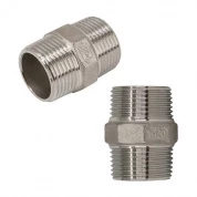 Ниппель резьбовой нержавеющий, AISI304, (CF8), NewKey