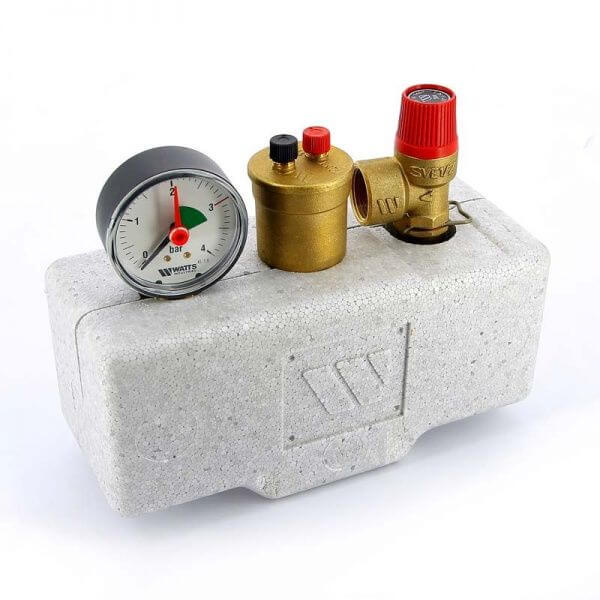 Группа безопасности котла KSG/PF 30 стальная (в теплоизоляции), Watts