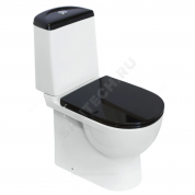 Унитаз-компакт черный горизонтальный выпуск Best Comfort Sanita Luxe