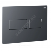 Кнопка для инсталляции нержавеющая сталь хром матовая Touch Lux RIVO