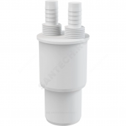 Муфта переходная белая PP-H HT Alca Plast
