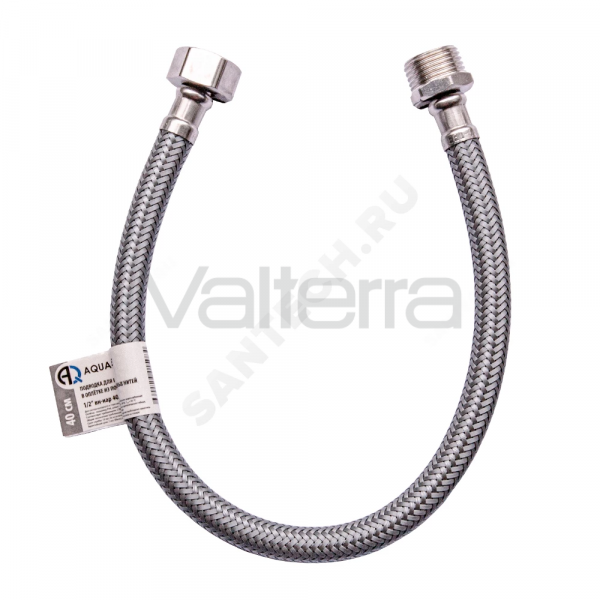 Подводка гибкая для воды полиамидная оплетка 1/2" ш-г AQUALINE