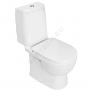 Унитаз-компакт белый горизонтальный выпуск Fest Comfort Sanita Luxe