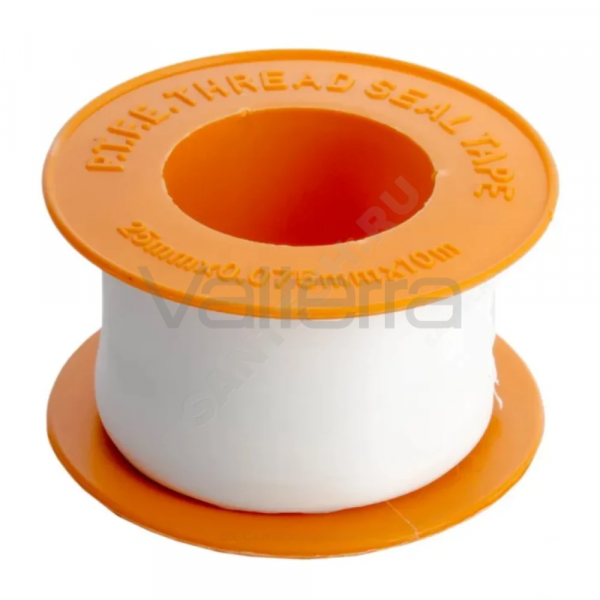Лента ФУМ PTFE 25ммх0,075ммх10м цвет: белый среда: вода SPARTA