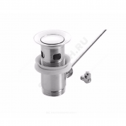 Клапан донный для умывальника с переливом слив с пробкой, рычажный Ideal Standard