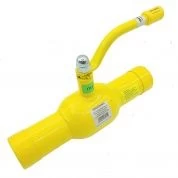 Шаровой стальной кран для газа сварка/сварка, с рукояткой, Ду 10-50 Ру 16, Broen Ballomax в Москве