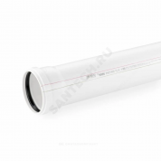 Труба с раструбом бесшумная белая PP-H RAUPIANO PLUS Rehau