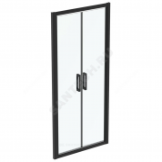 Дверь душевая алюминиевый профиль, черный матовый CONNECT 2 Saloon door Ideal Standard