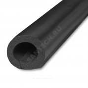 Трубка вспененный каучук ST толщина 9 мм Тмакс=110°C черная с покрытием IC CLAD BK K-flex