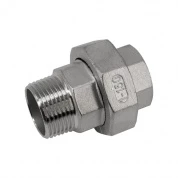 Разъемное соединение американка нр/вр нержавеющая, AISI316, (CF8M), PTFE, NewKey в Москве