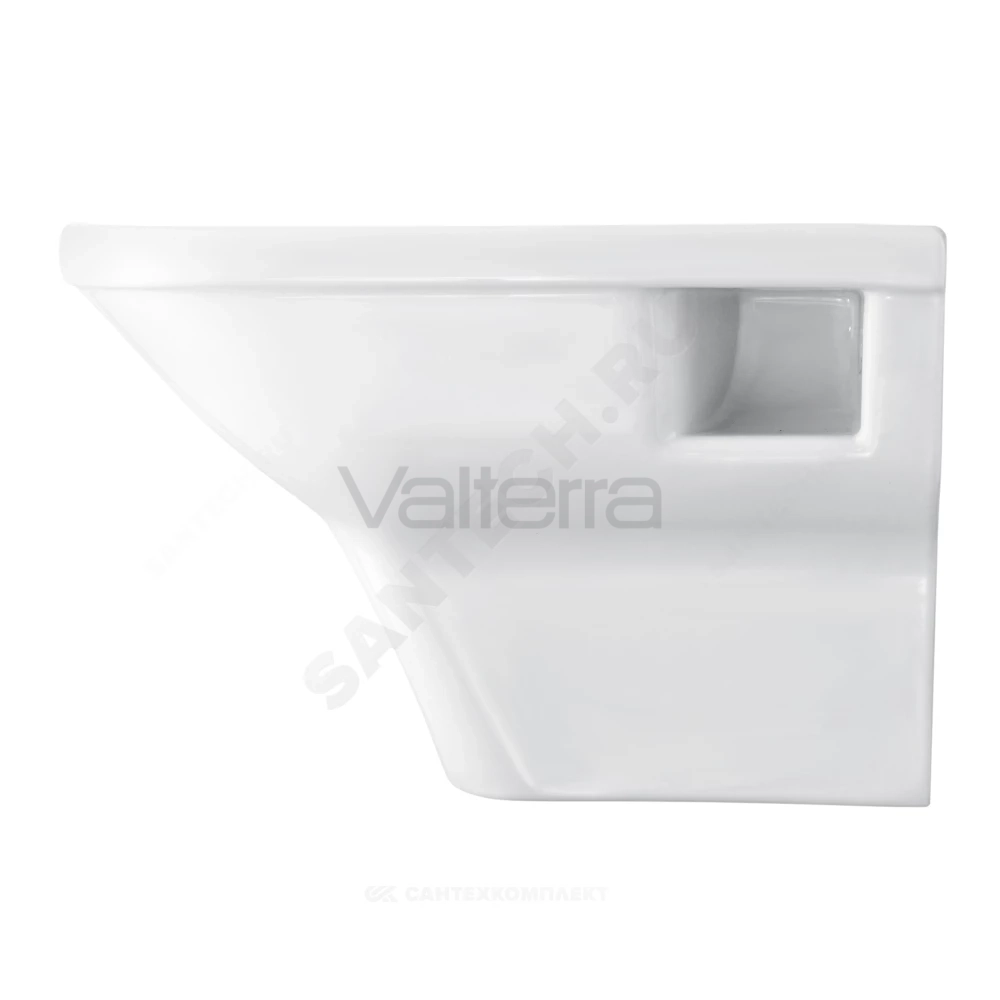 Унитаз подвесной белый Лайн Rimless Santek
