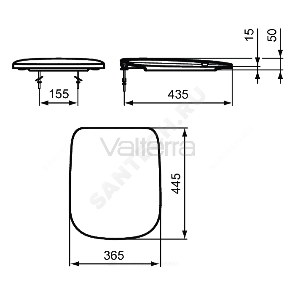 Сиденье для унитаза Esedra Ideal Standard
