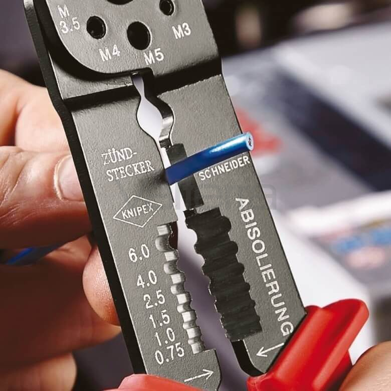 Клещи зажимные для опрессовки, KNIPEX