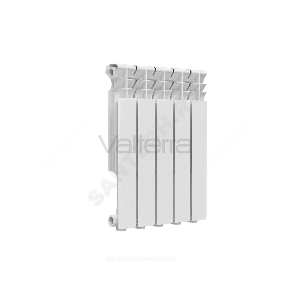 Радиатор секционный алюминиевый Delta Plus 500 RAL 9016 (белый) Ogint