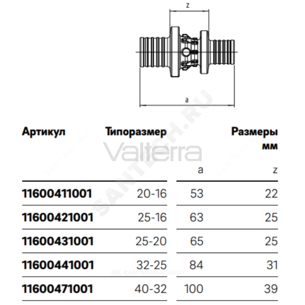 Муфта для PE-X труб аксиальная PPSU RAUTITAN PX Rehau