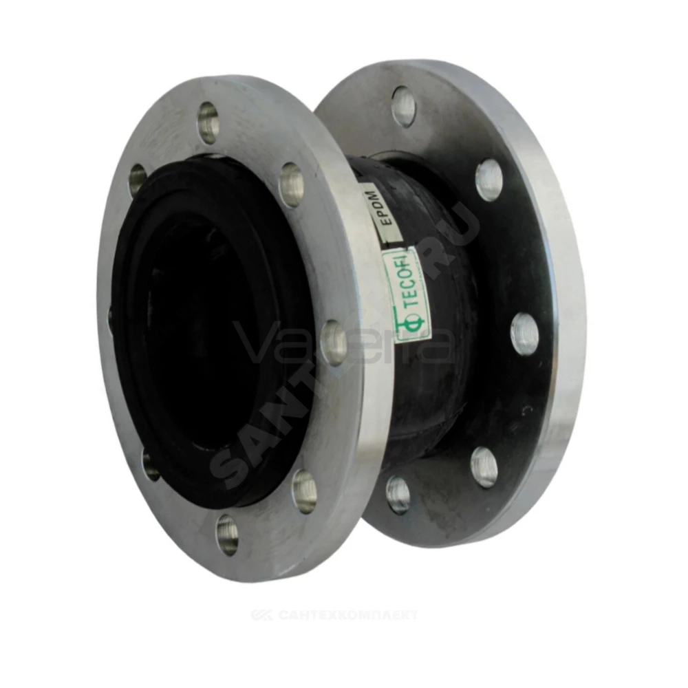 Компенсатор резиновый антивибрационный EPDM DI724016N Ру16 фл Tecofi