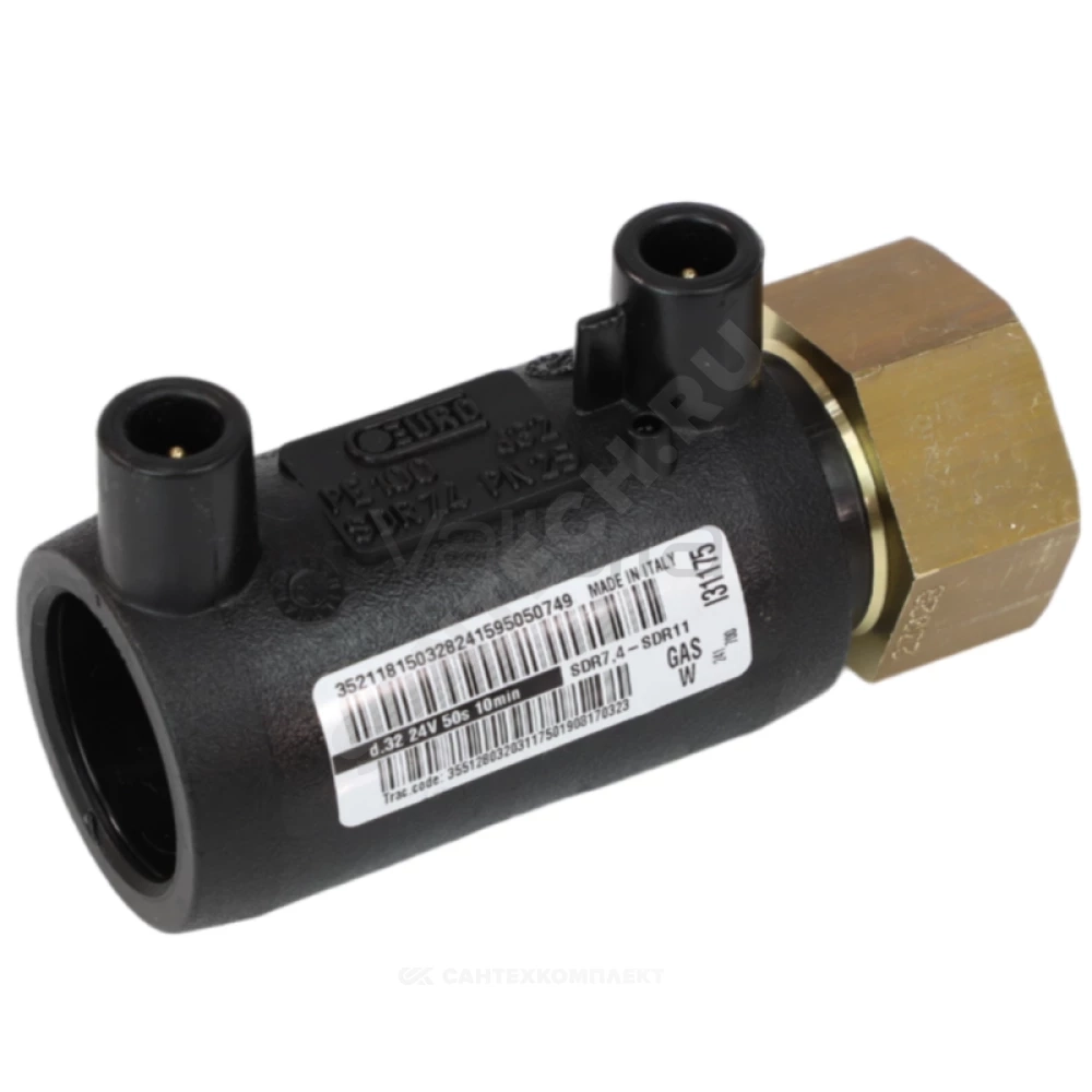 Муфта электросварная ПЭ100 SDR7,4 ВР EUROSTANDARD