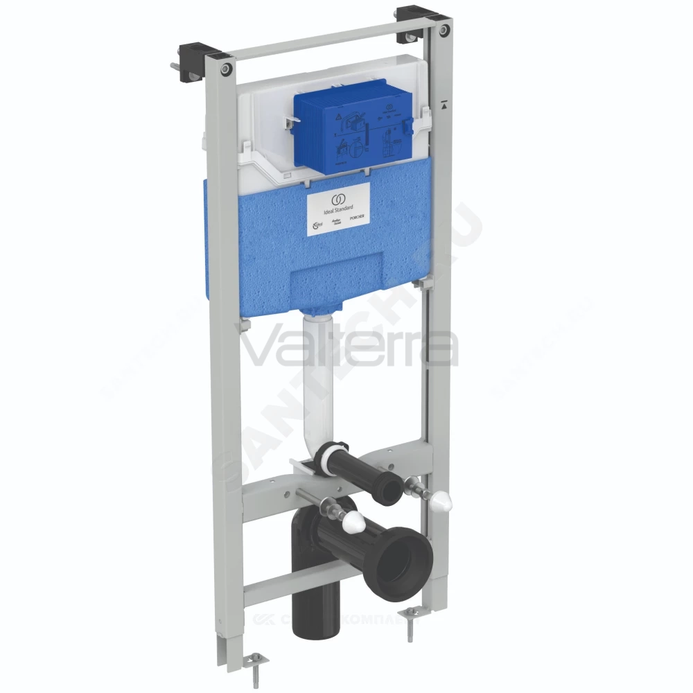 Инсталляция PROSYS FRAME 120P для подвесного унитаза без кнопки смыва Ideal Standard
