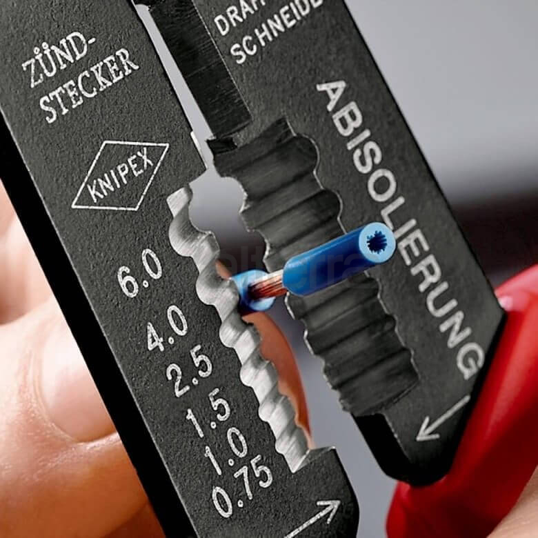 Клещи зажимные для опрессовки, KNIPEX