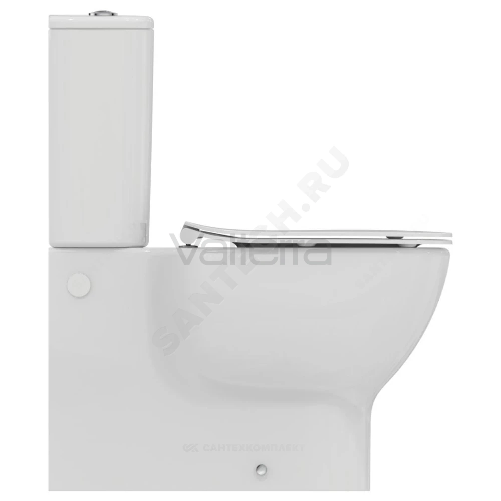 Унитаз-компакт горизонтальный выпуск TESI AquaBlade Ideal Standard