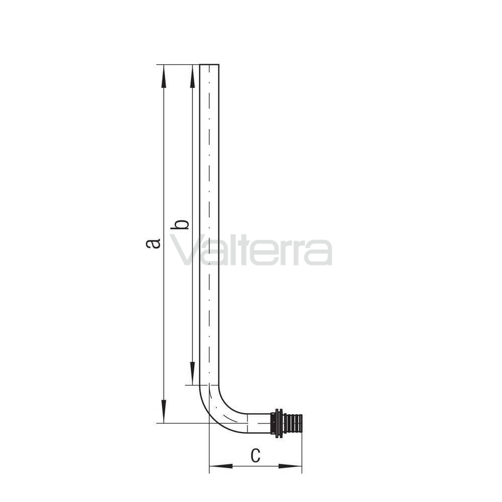 Переходник короткий Raupiano Plus, Rehau
