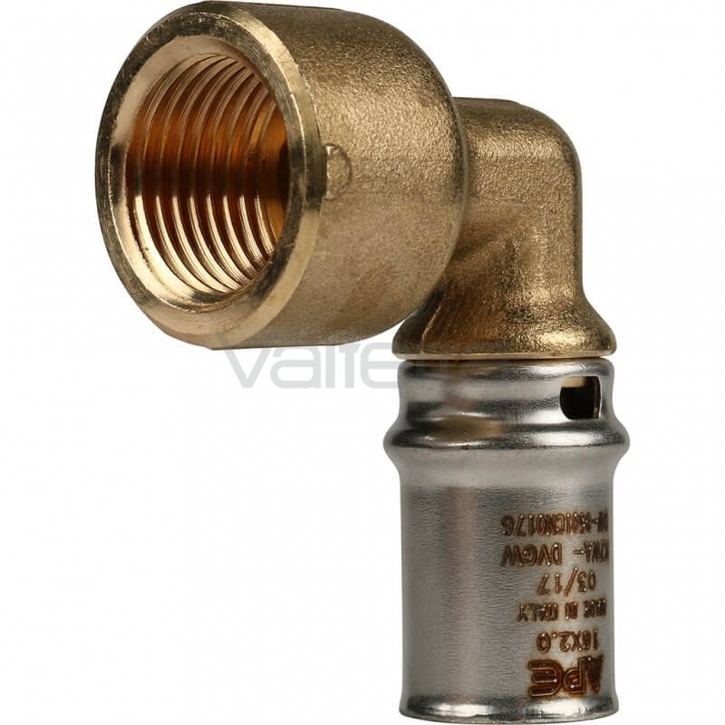 Угольник-пресс МП с внутренней резьбой, тип SFP-0010, Stout