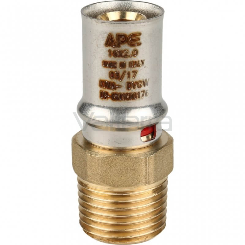 Переходник-пресс МП с наружной резьбой, тип SFP-0001, Stout