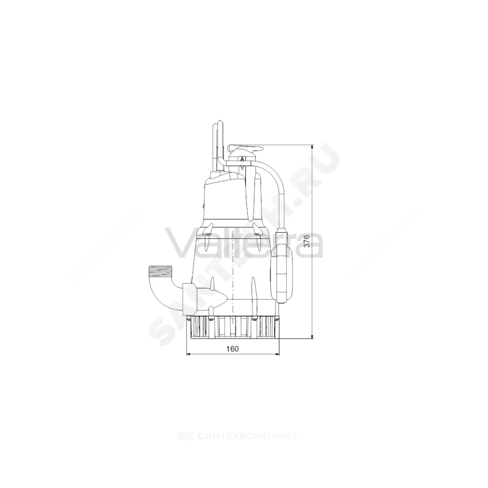 Насос дренажный KPC Grundfos
