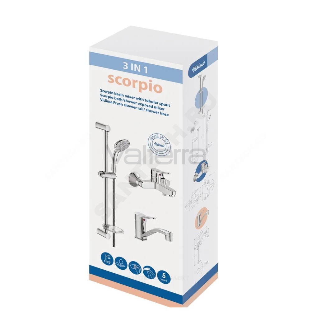 Промо-комплект для ванны с душем SCORPIO Ideal Standard
