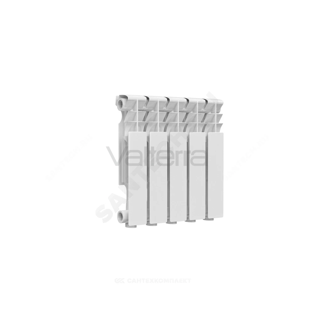 Радиатор секционный алюминиевый Delta Plus 350 RAL 9016 (белый) Ogint